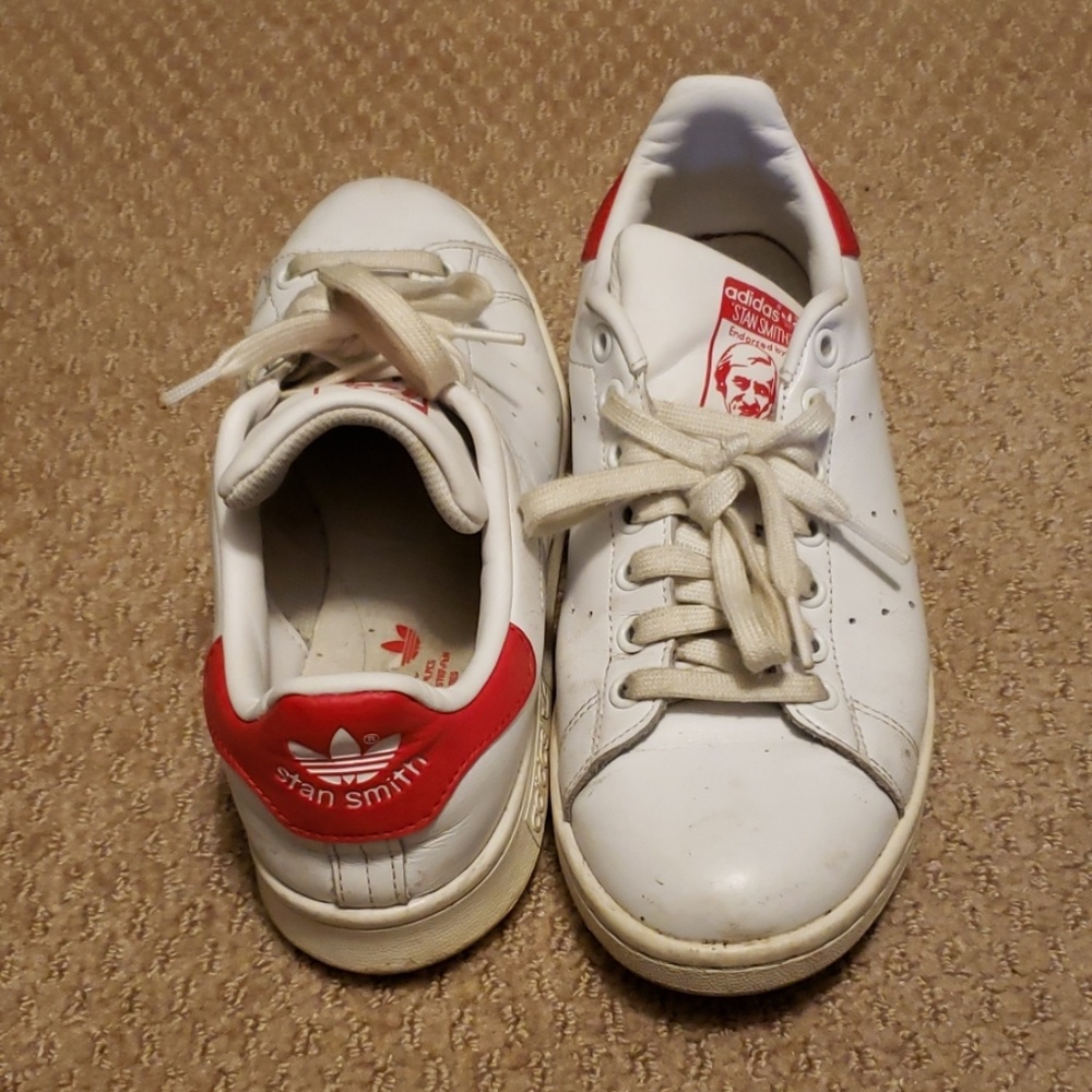 Adidas Stan Smith sneakers RED men's size 8